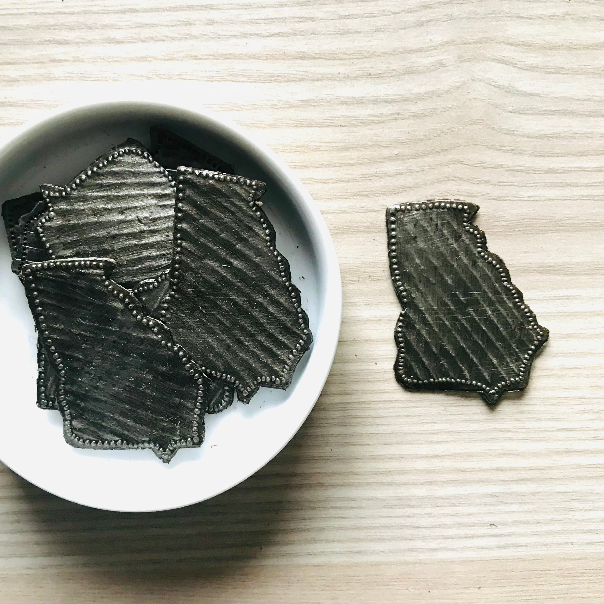 Haiti | Metal- Set of 9 (Georgia)