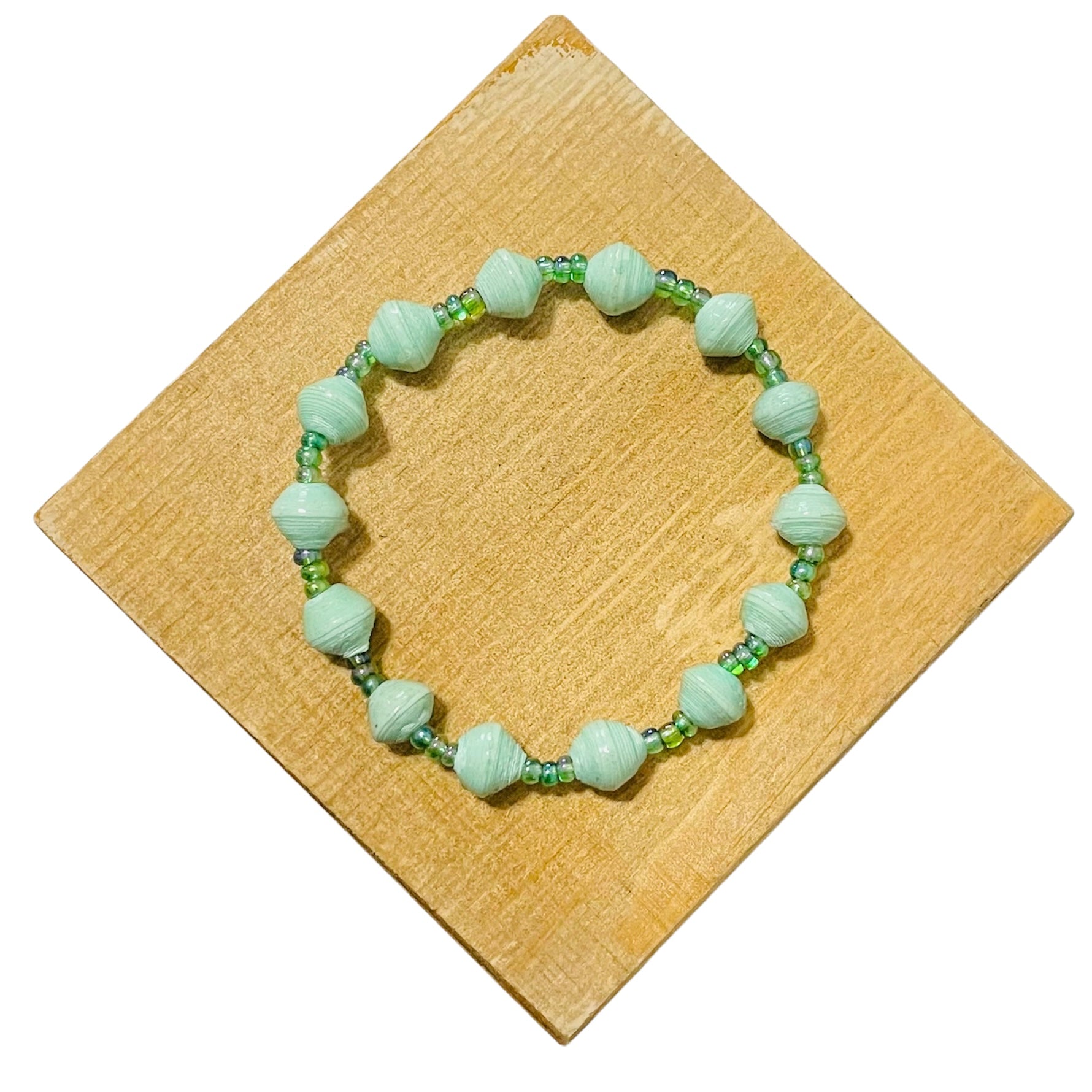 Africa | Paper Bead Bracelets (10 colors) loop