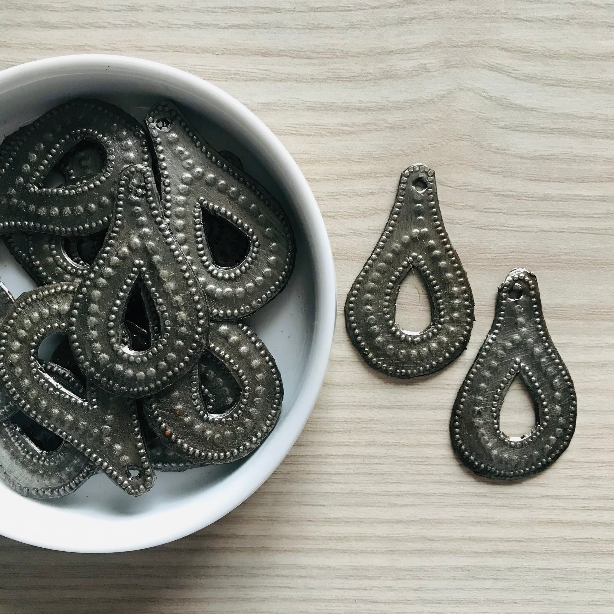 Haiti |  Metal Charm- Set of 6