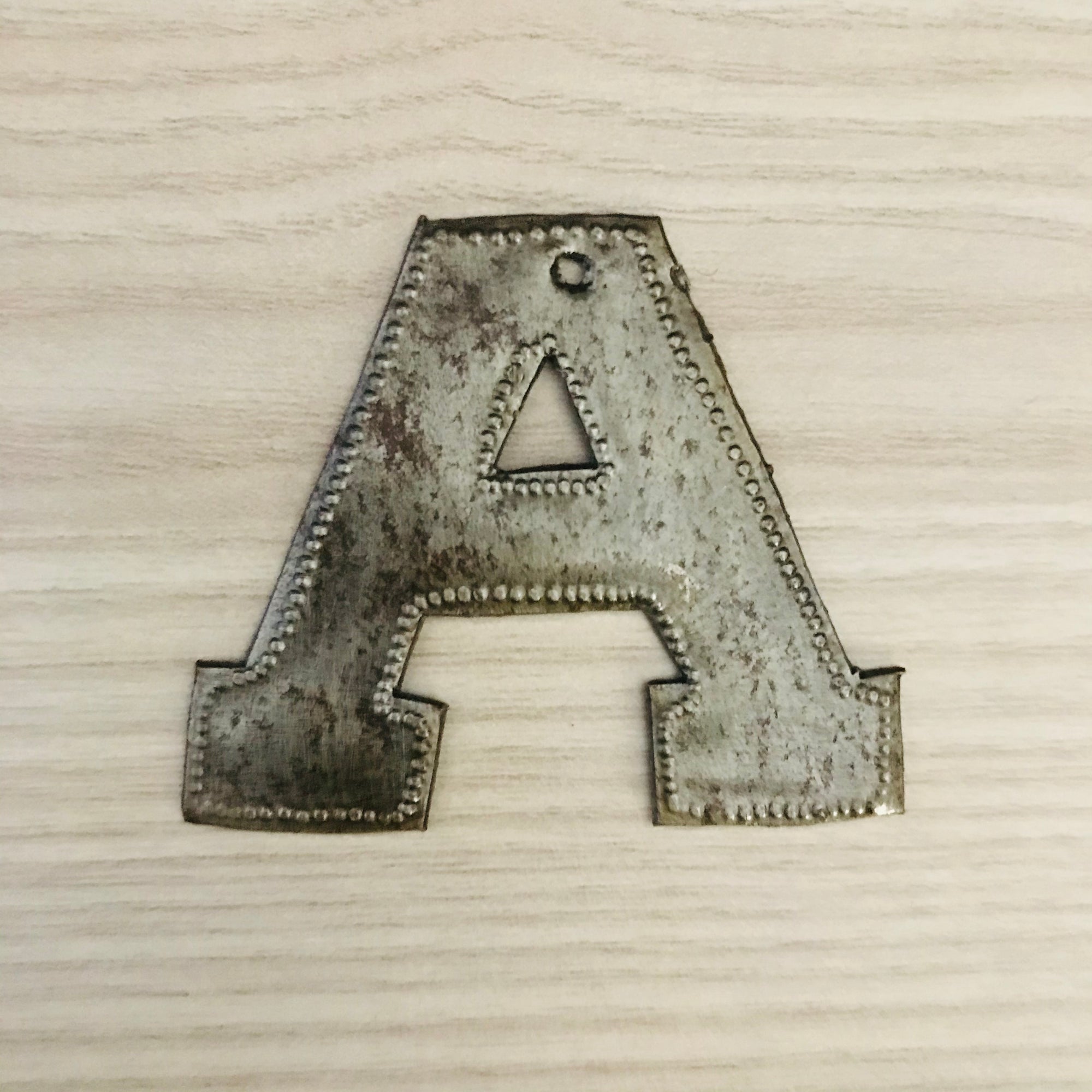 Haiti | Metal- Letter A