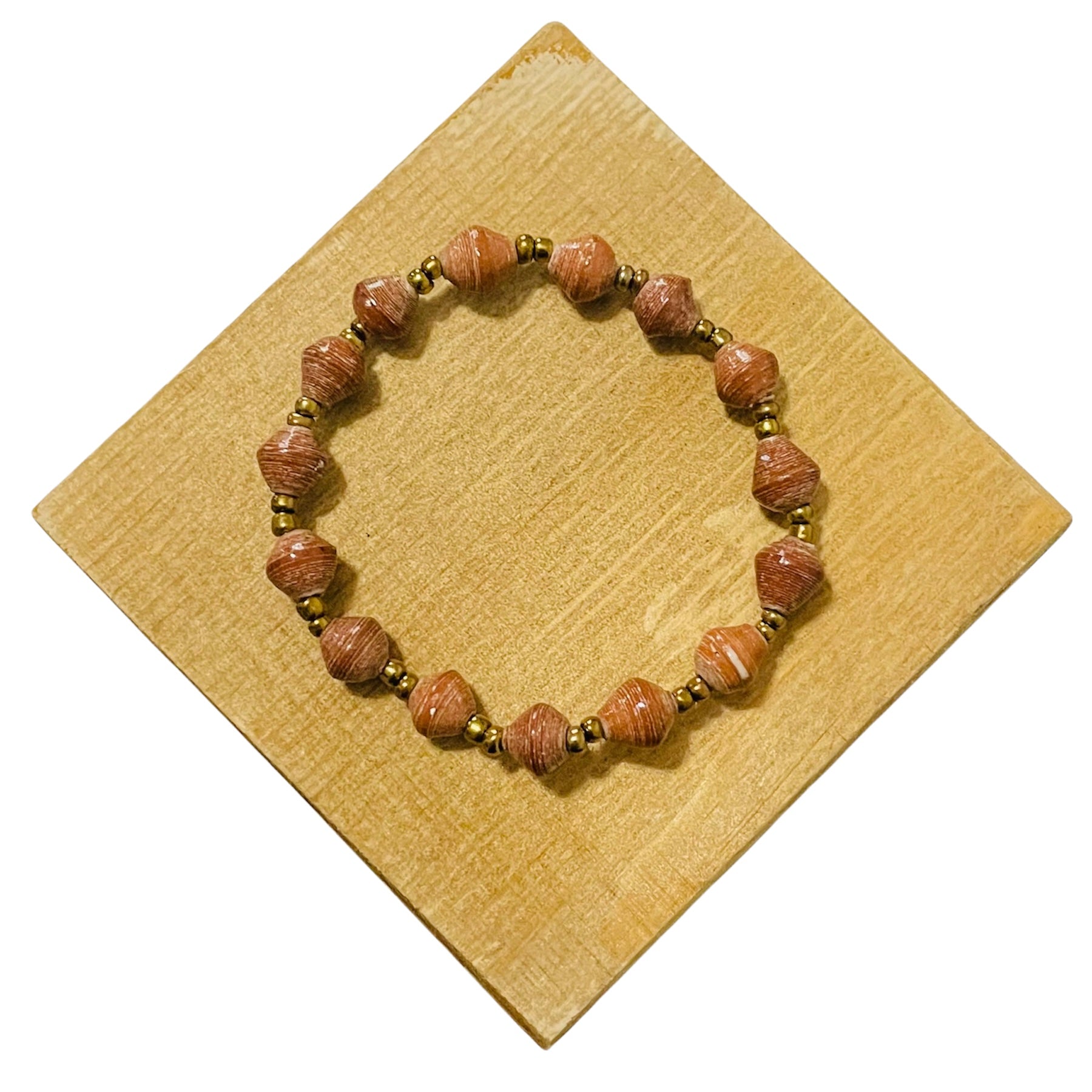 Africa | Paper Bead Bracelets (10 colors) loop