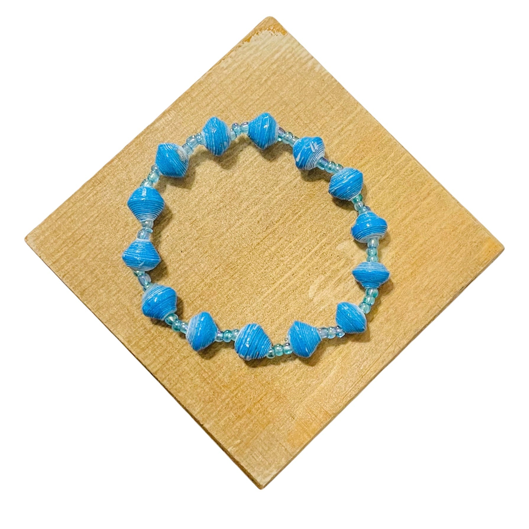Africa | Paper Bead Bracelets (10 colors) loop